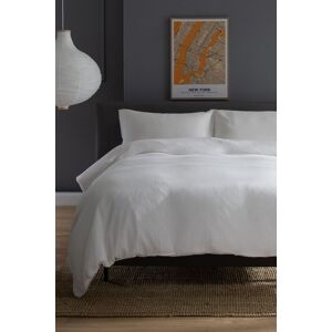 The Lyndon Company St Quentin 100% Cotton Reversible Duvet Bedlinen Deyongs 1846 in White Size: King White King The Lyndon Company St Quentin 100% Cotton Reversible Duvet Bedlinen Deyongs 1846 in White Size: King White King