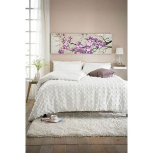 Deyongs Fluffy Dots Duvet Set with Tufted Microfibre Texture in White Size: Double White Double Deyongs Fluffy Dots Duvet Set with Tufted Microfibre Texture in White Size: Double White Double