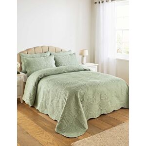 Chums Olivia Quilted Bedspread Set Includes FREE Quilted Pillowsham(s) in Green Size: King Green King Chums Olivia Quilted Bedspread Set Includes FREE Quilted Pillowsham(s) in Green Size: King Green King