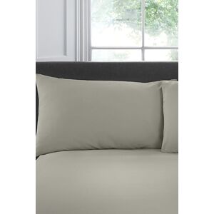 Appletree Silver Cotton Percale Pillow Case - Housewife Size Appletree Silver Cotton Percale Pillow Case - Housewife Size