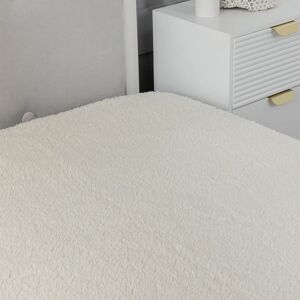 Snug City 12 Inch Deep Super Soft Feel Cosy Fleece Mattress Protector Underblanket Fitted Sheet in White Size: King White King Snug City 12 Inch Deep Super Soft Feel Cosy Fleece Mattress Protector Underblanket Fitted Sheet in White Size: King White King