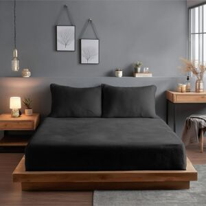 Snug City Teddy Fitted Sheet 30cm Extra Deep Soft Cuddly Soft Touch Bedding in Charcoal Size: Single Fitted Charcoal Single Fitted Snug City Teddy Fitted Sheet 30cm Extra Deep Soft Cuddly Soft Touch Bedding in Charcoal Size: Single Fitted Charcoal Single Fitted