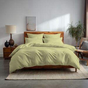 Snug City Plain Dyed Easy Care Polycotton Duvet Cover & Pillowcase/s Set Bed Linen in Lemon Size: King Lemon King Snug City Plain Dyed Easy Care Polycotton Duvet Cover & Pillowcase/s Set Bed Linen in Lemon Size: King Lemon King