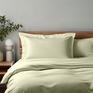 Snug City Luxury 400TC Sateen Cotton Oxford Pillowcase Pair Hotel Quality in Cream Size: Standard Pillow Case Cream Standard Pillow Case Snug City Luxury 400TC Sateen Cotton Oxford Pillowcase Pair Hotel Quality in Cream Size: Standard Pillow Case Cream Standard Pillow Case