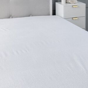 Snug City 12Inch Deep Waterproof Terry Towel Mattress Protector Soft Touch Non Noisy Fitted Sheet in White Size: Cot White Cot Snug City 12Inch Deep Waterproof Terry Towel Mattress Protector Soft Touch Non Noisy Fitted Sheet in White Size: Cot White Cot