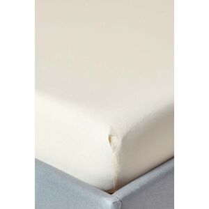Homescapes Egyptian Cotton Deep Fitted Sheet 18 inch 200 Thread Count in Cream Size: Double Fitted Cream Double Fitted Homescapes Egyptian Cotton Deep Fitted Sheet 18 inch 200 Thread Count in Cream Size: Double Fitted Cream Double Fitted