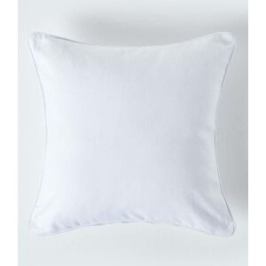 Homescapes Cotton Plain Cushion Cover in Off-White Size: 30 cm x 30 cm Off-White 30 cm x 30 cm Homescapes Cotton Plain Cushion Cover in Off-White Size: 30 cm x 30 cm Off-White 30 cm x 30 cm