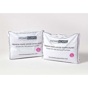 Homescapes White Goose Down All Seasons Duvet - Super King Homescapes White Goose Down All Seasons Duvet - Super King