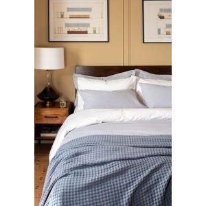 Soak&Sleep Waffle Cotton Bedspread in Blue Size: Double Blue Double Soak&Sleep Waffle Cotton Bedspread in Blue Size: Double Blue Double