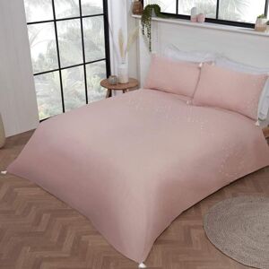 Smart Living Luxury Hotel Quality Boho Embroidered Tassels Duvet Cover with Pillowcases in Pink Size: Super King Pink Super King Smart Living Luxury Hotel Quality Boho Embroidered Tassels Duvet Cover with Pillowcases in Pink Size: Super King Pink Super King