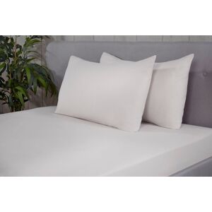 Smart Living Brushed Cotton Bed Linen Fitted Bedsheet or Pillowcase Pair Non Iron in White Size: Double White Double Smart Living Brushed Cotton Bed Linen Fitted Bedsheet or Pillowcase Pair Non Iron in White Size: Double White Double
