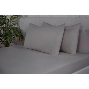 Smart Living Brushed Cotton Bed Linen Fitted Bedsheet or Pillowcase Pair Non Iron in Silver Size: Standard Pillow Case Silver Standard Pillow Case Smart Living Brushed Cotton Bed Linen Fitted Bedsheet or Pillowcase Pair Non Iron in Silver Size: Standard Pillow Case Silver Standard Pillow Case