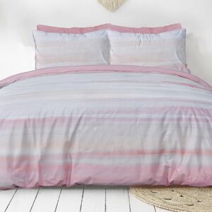Smart Living Luxury Hotel Quality Reversible Ribbed Velvet Duvet Cover with Pillowcases in Pink Size: King Pink King Smart Living Luxury Hotel Quality Reversible Ribbed Velvet Duvet Cover with Pillowcases in Pink Size: King Pink King