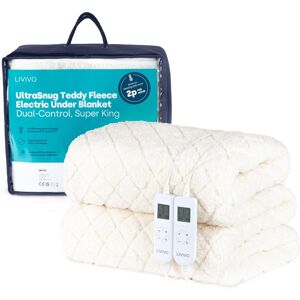 LIVIVO Teddy Fleece Electric Blanket - Super King Size LIVIVO Teddy Fleece Electric Blanket - Super King Size