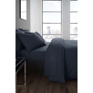 Serene Navy Blue King Fitted Sheet - 32cm Deep - Soft Polycotton Serene Navy Blue King Fitted Sheet - 32cm Deep - Soft Polycotton