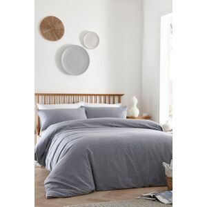 Appletree 'Waterford' 100% Cotton Tufted Duvet Cover Set in Blue Size: Double Blue Double Appletree 'Waterford' 100% Cotton Tufted Duvet Cover Set in Blue Size: Double Blue Double