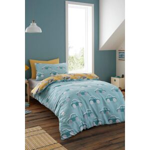 Bedlam 'Cool Cars' 100% Cotton Reversible Duvet Cover Set in Duck Egg Blue Size: Toddler Duck Egg Blue Toddler Bedlam 'Cool Cars' 100% Cotton Reversible Duvet Cover Set in Duck Egg Blue Size: Toddler Duck Egg Blue Toddler