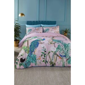 Soiree Peacock Jungle Duvet Cover Bedding Set Pink - Bedding Set Soiree Peacock Jungle Duvet Cover Bedding Set Pink - Bedding Set