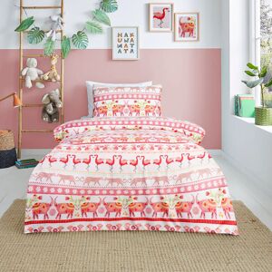 Smart Living Luxury Super Soft Reversible Fashion Flamingo Duvet Set & Pillowcases in Pink Size: Single Pink Single Smart Living Luxury Super Soft Reversible Fashion Flamingo Duvet Set & Pillowcases in Pink Size: Single Pink Single