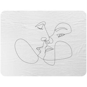 Benjamin Tate Design couple kiss in line art Designer Blanket in Natural Size: 120 cm x 150 cm Natural 120 cm x 150 cm Benjamin Tate Design couple kiss in line art Designer Blanket in Natural Size: 120 cm x 150 cm Natural 120 cm x 150 cm
