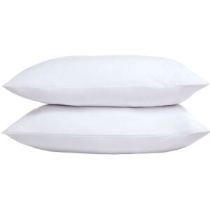 The Linen Consultancy 'TLC 5 Star Hotel Concept' 250TC Cotton Percale Standard Pillowcase 4 Pack in White White The Linen Consultancy 'TLC 5 Star Hotel Concept' 250TC Cotton Percale Standard Pillowcase 4 Pack in White White