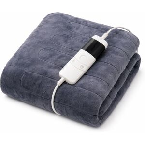Marco Paul Electric Heated Blanket Throw 160x120cm Grey Fleece Sofa Throw 10 Heat Timer Size: 160x120 cm Grey 160x120 cm Marco Paul Electric Heated Blanket Throw 160x120cm Grey Fleece Sofa Throw 10 Heat Timer Size: 160x120 cm Grey 160x120 cm