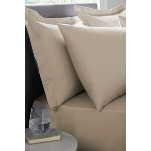 Appletree 'Premium 200TC Plain Dye' Hotel Quality 100% Percale Cotton Oxford Pillowcases (Pair) in Natural Size: Standard Pillow Case Natural Standard Pillow Case Appletree 'Premium 200TC Plain Dye' Hotel Quality 100% Percale Cotton Oxford Pillowcases (Pair) in Natural Size: Standard Pillow Case Natural Standard Pillow Case