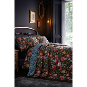 Dreams & Drapes 'Bejewelled' 100% Cotton Quilted Bedspread in Navy Navy Dreams & Drapes 'Bejewelled' 100% Cotton Quilted Bedspread in Navy Navy