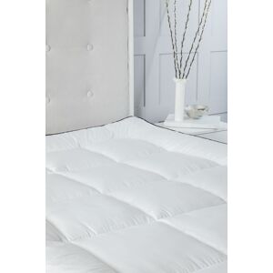 Snug City 5cm Thick Microfibre Soft Touch 2 Inch Mattress Topper in White Size: Super King White Super King Snug City 5cm Thick Microfibre Soft Touch 2 Inch Mattress Topper in White Size: Super King White Super King