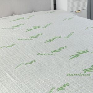 Snug City Bamboo Waterproof Mattress Protector Soft Touch 40CM Deep Pocket in Green Size: Double Green Double Snug City Bamboo Waterproof Mattress Protector Soft Touch 40CM Deep Pocket in Green Size: Double Green Double
