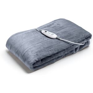 Snug City Electric Heated Over Blanket Throw 6 Heat Settings Machine Washable Soft Touch in Grey Size: 130 cm x 180 cm Grey 130 cm x 180 cm Snug City Electric Heated Over Blanket Throw 6 Heat Settings Machine Washable Soft Touch in Grey Size: 130 cm x 180 cm Grey 130 cm x 180 cm