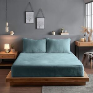 Snug City Teddy Fitted Sheet 30cm Extra Deep Soft Cuddly Soft Touch Bedding in Duck Egg Blue Size: Double Duck Egg Blue Double Snug City Teddy Fitted Sheet 30cm Extra Deep Soft Cuddly Soft Touch Bedding in Duck Egg Blue Size: Double Duck Egg Blue Double