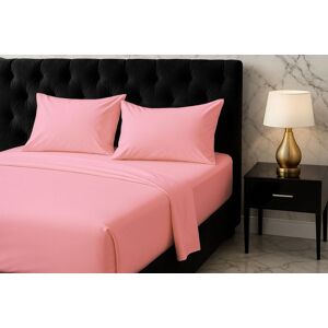Snug City Microfibre Soft Touch Flat Sheet Plain Dyed Bed Linen in Pink Size: Double Flat Pink Double Flat Snug City Microfibre Soft Touch Flat Sheet Plain Dyed Bed Linen in Pink Size: Double Flat Pink Double Flat