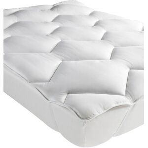 CHRISTY Luxury Quilted Mattress Topper in White Size: King White King CHRISTY Luxury Quilted Mattress Topper in White Size: King White King