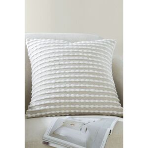 Catherine Lansfield 'Stab Stitch' Cushion in Natural Size: 43 cm x 43 cm Natural 43 cm x 43 cm Catherine Lansfield 'Stab Stitch' Cushion in Natural Size: 43 cm x 43 cm Natural 43 cm x 43 cm