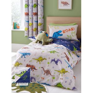 Catherine Lansfield 'Prehistoric Dinosaurs' Duvet Cover Set in Natural Size: Junior Natural Junior Catherine Lansfield 'Prehistoric Dinosaurs' Duvet Cover Set in Natural Size: Junior Natural Junior