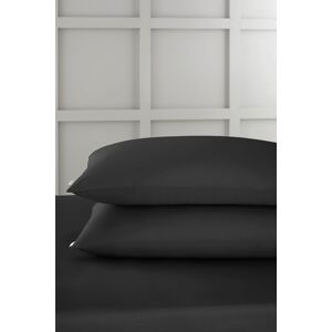 Bianca '400 Thread Count Cotton Sateen' Standard Pillowcases in Black Size: Standard Pillow Case Black Standard Pillow Case Bianca '400 Thread Count Cotton Sateen' Standard Pillowcases in Black Size: Standard Pillow Case Black Standard Pillow Case