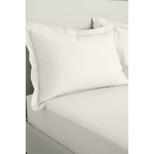 Bianca '200 Thread Count Cotton Percale' Oxford Pillowcases in Cream Cream Bianca '200 Thread Count Cotton Percale' Oxford Pillowcases in Cream Cream