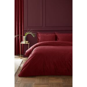 Catherine Lansfield 'Kingsley' Soft Matt Velvet Duvet Cover Set in Raspberry Size: Super King Raspberry Super King Catherine Lansfield 'Kingsley' Soft Matt Velvet Duvet Cover Set in Raspberry Size: Super King Raspberry Super King