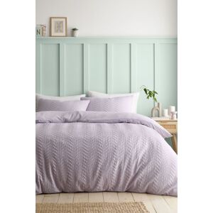 Catherine Lansfield Lilac Wave Duvet Cover Bedding Set - Bedding set Catherine Lansfield Lilac Wave Duvet Cover Bedding Set - Bedding set