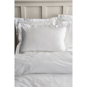 Bianca Lottie Floral Embroidery 180 Thread Count Cotton Oxford Pillowcase - Pillowcase Bianca Lottie Floral Embroidery 180 Thread Count Cotton Oxford Pillowcase - Pillowcase