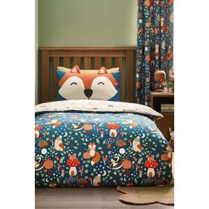 Catherine Lansfield Fox and Woodland Friends Reversible Single Duvet Cover Set - Duvet Cover Set Catherine Lansfield Fox and Woodland Friends Reversible Single Duvet Cover Set - Duvet Cover Set