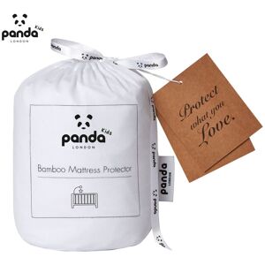 Panda London Bamboo Mattress Protector - Cot/Cotbed in White Size: Cot White Cot Panda London Bamboo Mattress Protector - Cot/Cotbed in White Size: Cot White Cot