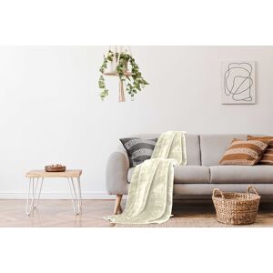 Smart Living Luxury Thick Faux Fur Mink Throw Blanket - Soft Fleece for Sofa & Bed in Cream Size: 200 cm x 240 cm Cream 200 cm x 240 cm Smart Living Luxury Thick Faux Fur Mink Throw Blanket - Soft Fleece for Sofa & Bed in Cream Size: 200 cm x 240 cm Cream 200 cm x 240 cm