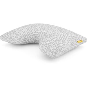 Brightr Sleep MoonHug Adjustable Memory Foam Pillow in Grey Grey Brightr Sleep MoonHug Adjustable Memory Foam Pillow in Grey Grey
