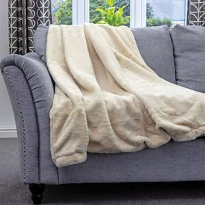 Dreamcatcher - Deluxe Throw - Natural Faux Fur Dreamcatcher - Deluxe Throw - Natural Faux Fur