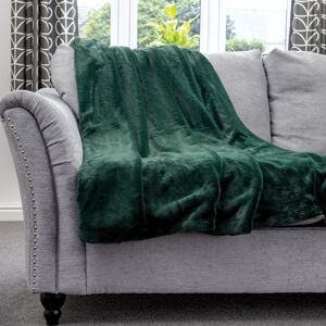 Dreamcatcher Luxury Faux Fur Polyester Throw Over Blanket 160x130cm in Green Size: 160x130 cm Green 160x130 cm Dreamcatcher Luxury Faux Fur Polyester Throw Over Blanket 160x130cm in Green Size: 160x130 cm Green 160x130 cm