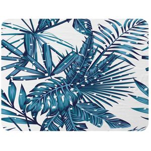 Benjamin Tate Design Snow Tropical Leaves Blanket in Natural Size: 120 cm x 150 cm Natural 120 cm x 150 cm Benjamin Tate Design Snow Tropical Leaves Blanket in Natural Size: 120 cm x 150 cm Natural 120 cm x 150 cm