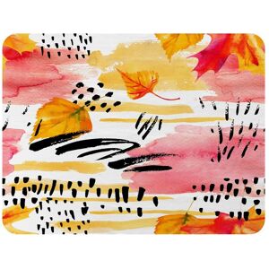 Benjamin Tate Design Abstract Fall Pattern In Bright Autumn Colours Blanket in Natural Size: 120 cm x 150 cm Natural 120 cm x 150 cm Benjamin Tate Design Abstract Fall Pattern In Bright Autumn Colours Blanket in Natural Size: 120 cm x 150 cm Natural 120 cm x 150 cm