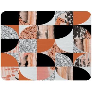 Benjamin Tate Design Geometric Circles In Autumn Colours Blanket in Natural Size: 120 cm x 150 cm Natural 120 cm x 150 cm Benjamin Tate Design Geometric Circles In Autumn Colours Blanket in Natural Size: 120 cm x 150 cm Natural 120 cm x 150 cm